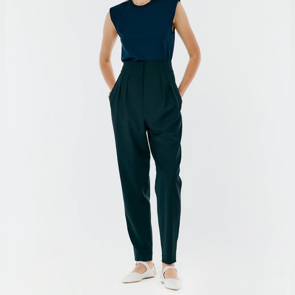 TIBI Tropical Wool Trouser